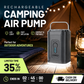 🏕️ Genopladelig camping-luftpumpe – LED-lys, hurtig oppumpning, kompakt – betaling ved levering 🔋