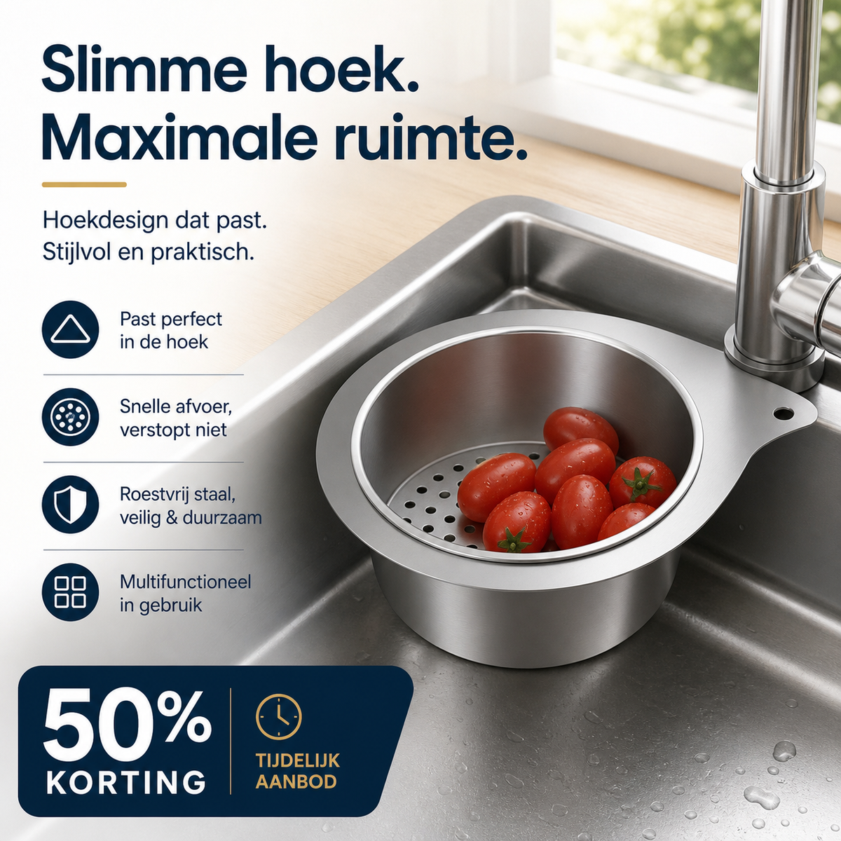 🦢 Fang madrester med det samme! Svaneformet hjørnesi mod tilstopning